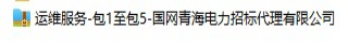 国网青海省电力公司2023年第五次服务招标采购项目招标公告批次编号：282335